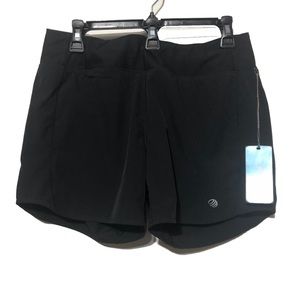Nwt black MPG running shorts Sz L flex vent